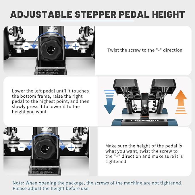 Steppers for Exercise at Home 350LBS Loading