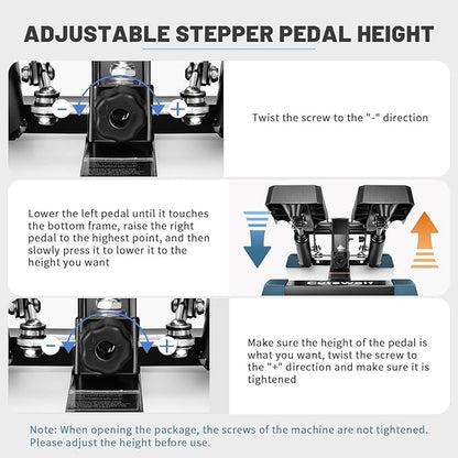 Steppers for Exercise at Home 350LBS Loading