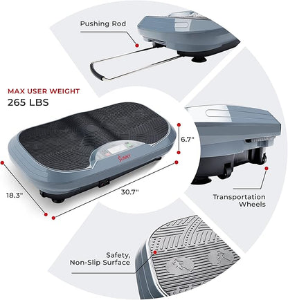 Sunny Health & Fitness Vibration Plate Exercise Machine