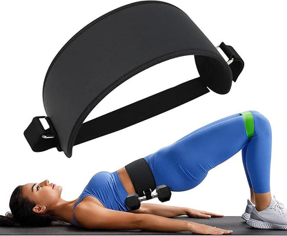 Hip Thrust Belt, Adjustable Booty Belt for Hip Thrust Use with Dumbbells, Kettlebells & Plates, for Glute Bridge Butt Workout Equipment, Fits for the Gym, Home and Workouts