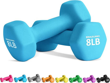 Balelinko Home Gym Equipment Workouts Strength Training Weight Loss Pilates Weights Yoga Sets Weights for Women, Men, Seniors and Youth