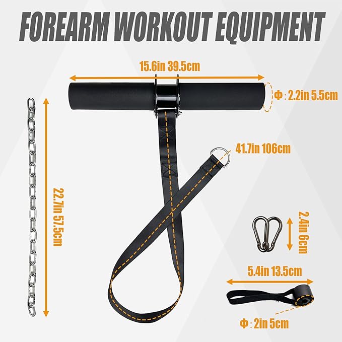 KORIKAHM Forearm Strengthener Roller, Multi-Functional Forearm Workout Equipment with Thick Grip Handle, Wrist Roller, Forearm Blaster for Wrist and Arm Strength Training Workout