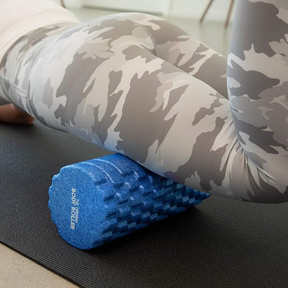 High Density Foam Roller Massager for Deep Tissue Massage of The Back and Leg Muscles - Self Myofascial Release of Painful Trigger Point Muscle Adhesions