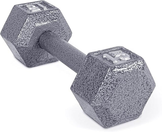 CAP Barbell Cast Iron Hex Dumbbell, Single, 15 lb