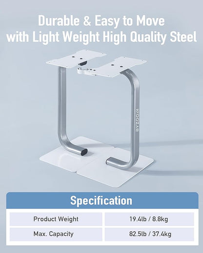 Adjustable Dumbbell Stand Rack Holder Weight Training Fitness Exercise for Home Gym Woman Beginner White