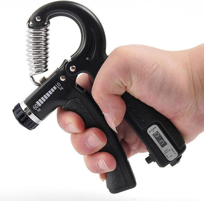 [Upgraded Version] Hand Grip Strengthener with Counter, Adjustable Resistance 10Lbs-132Lbs, Non-Slip Gripper for Wrist Strength, Forearm Exercise, Muscle Building and Injury Recoveries