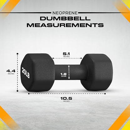 Fitness Neoprene Coated Dumbbell Sets of 2