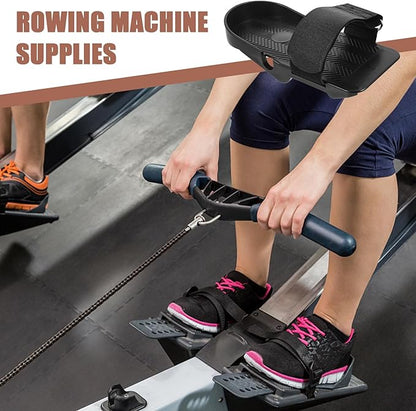 BESPORTBLE 1 Pair Rowing Machine Foot Pedals Bicycle Accessories Exercise Equipment Bike Accessories Rowing Machines for Home Rowing Machine Pedals for Indoor Fitness Equipment Plastic