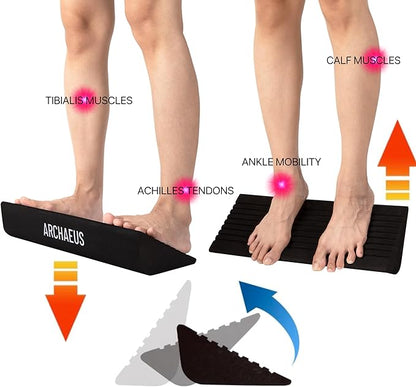 Ankle Balance Boards,Ankle Strengthener,Calf Stretcher,Achilles Stretcher,Slant Board for Calf Stretching,Calf Stretcher for Physical Therapy Equipment Plantar Fasciitis,Achilles Tendonitis, Shin Splints, Achilles Tendon Injuries