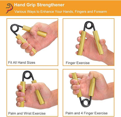 Hand Grip Strengthener,3 Pack (150,200,250lbs) Grip Strength Trainer Forearm Strengthener Hand Strengthener for Home Gym & Office