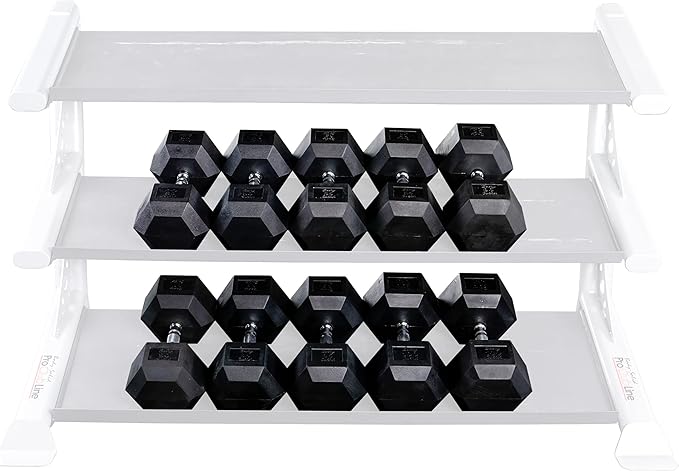 Body-Solid Rubber Coated Hexagon Dumbbells