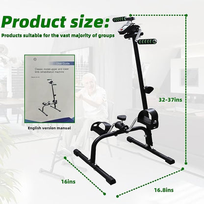 Pedal Exerciser for Seniors elderly exercise equipment Hand Arm Leg and Knee Peddler Bike for senior