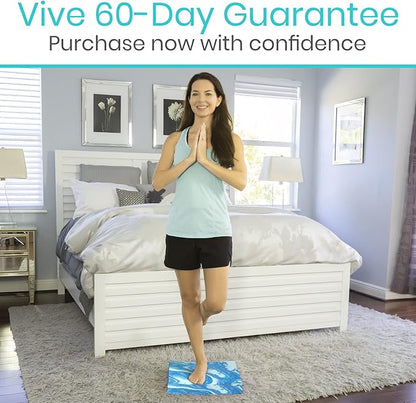 Vive Balance Pad - Foam Large Yoga Mat Trainer for Physical Therapy, Stability Workout, Knee and Ankle Exercise, Strength Training, Rehab - Chair Cushion for Adults, Kids, and Travel