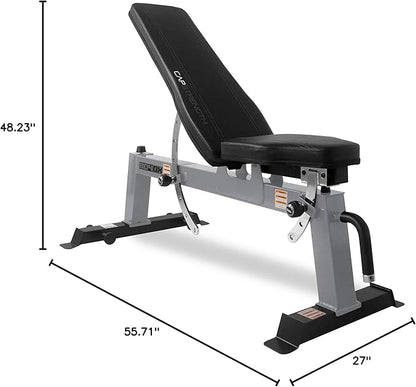 CAP Barbell Deluxe Utility Weight Bench Color Series