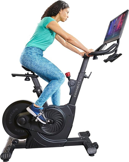 Echelon Fitness - Exercise Bike - Smart Connect Workout Bike - Magnetic Resistance Mechanism - Stationary Bikes with Speed Monitor & Adjustable Seat - Indoor Bike - Bluetooth Connectivity -136 KG