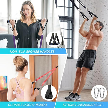 Resistance Bands, Pull Up Assistance Bands Pull Up Bands Exercise Bands for Men Women, Workout Bands for Working Out, Muscle Strength Training, Body Stretching