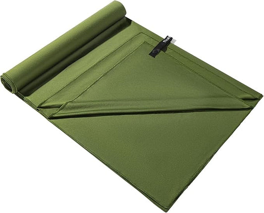 Camping Towels Super Absorbent, Fast Drying Microfiber Travel Towel, Quick Dry Ultra Soft Compact Gym Towel for Swimming Beach Hiking Yoga Travel (59.00" x 30.00", Army Green)