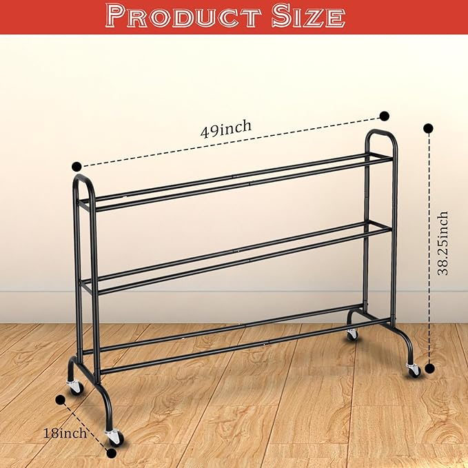 Basketball Rack Training Stand - Tilt Ball Training Equipment Holder Shooting Rolling Storage Cart with Wheels Sports Outdoor Volleyball Soccer Football Garage Organizer Basketball Accessories