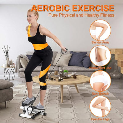 Mini Stepper with Resistance Band