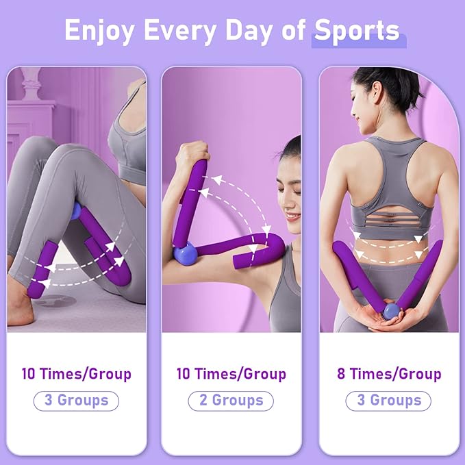 YNXing Thigh Master Thigh Trimmer Thin Body/Thigh Toner & Butt, Leg, Arm Toner/Leg Exerciser Home Gym Equipment Best for Slimming Training Thin Thigh