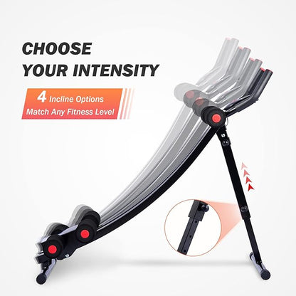 ZELUS Ab Machine for Home Gym 4 Intensities