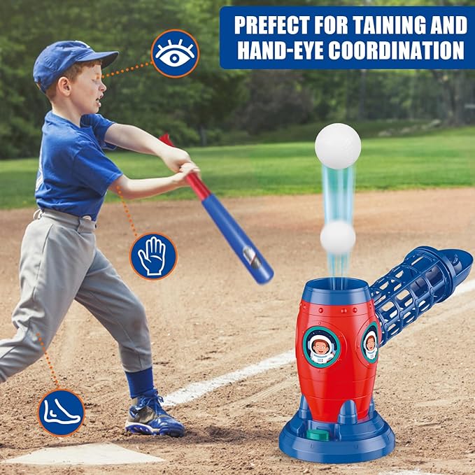 T Ball Set RC Pitching Machine with Plastic