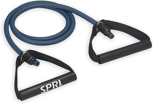 SPRI Resistance Bands with Handles - Exercise Resistance Tube Bands for Strength Training Fitness