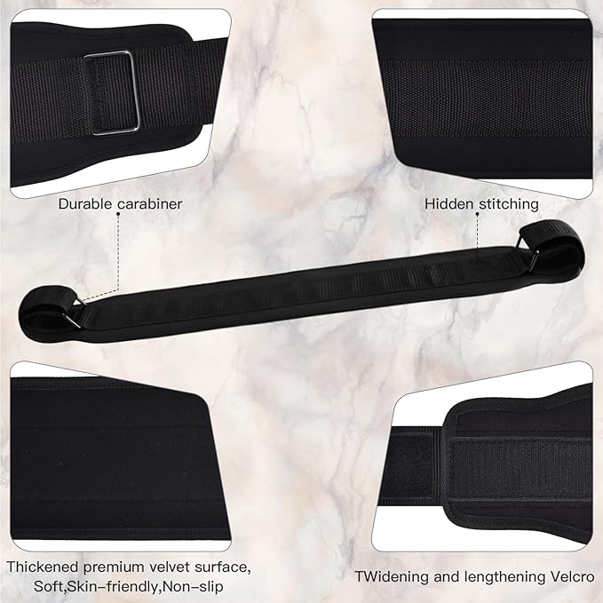 Hip Thrust Belt, Easy to Use with Dumbbells, Heavy, Kettlebells, Booty Belt for Hip Thrust, Slip-Resistant Padding for the Gym and Home Workouts