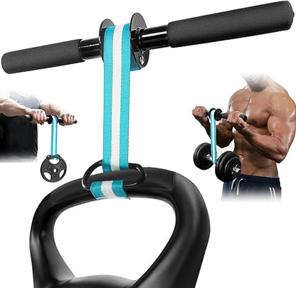 Wrist Roller Forearm Strengthener Exerciser: Forearm Blaster Forearm Roller Grip Strength Training with Anti-Slip Handles