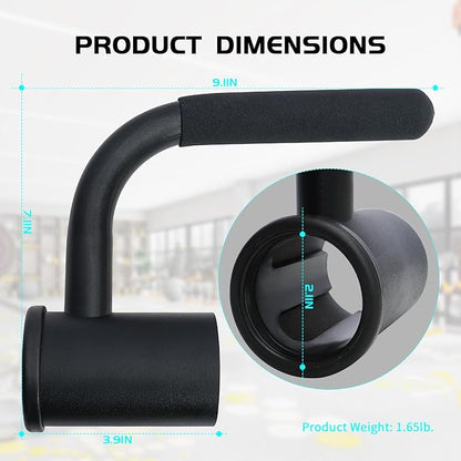 T Bar Row Landmine Attachment: T Bar Row Single Handles for Olympic Barbell - Landmine Handle Attachment for Strength Training