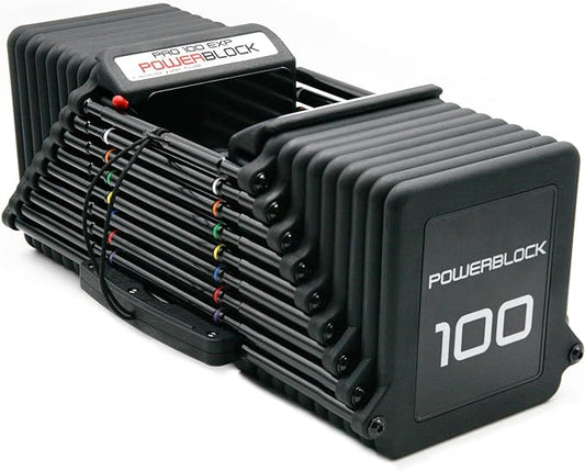 PowerBlock Pro 100 Adjustable Dumbbell 5-100 lb