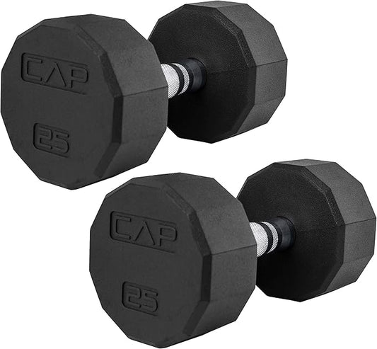 CAP 50 lbs Coated Dumbbell Set | Multiple Styles