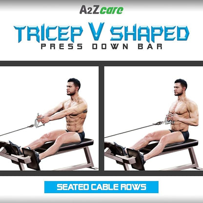 A2ZCARE LAT Pull Down Cable Machine Attachment -