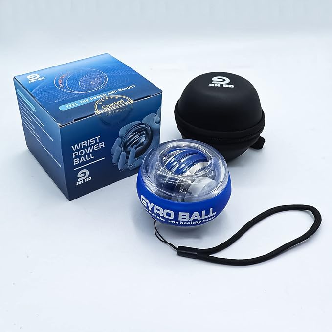 Wrist Trainer Ball Auto-Start Wrist Strengthener Gyroscopic Forearm Exerciser Gyro Ball for Strengthen Arms, Fingers, Wrist Bones and Muscles