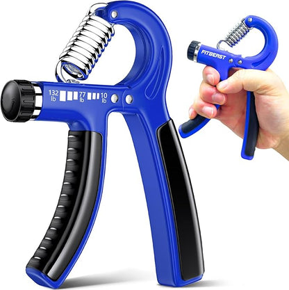 FitBeast Grip Strengthener Forearm Strengthener, Adjustable Hand Grip Strengthener for Strength Training & Rehabilitation, 10-132 lbs Resistance, Ideal for Athletes and Physical Therapy (1 Piece)