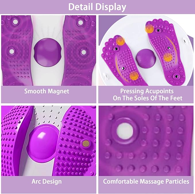 Twister Board for Exercise Waist Twisting Disc Ankle Body Aerobic Exercise Waist Twisting Machine Exercise Twist Board With Foot Massage