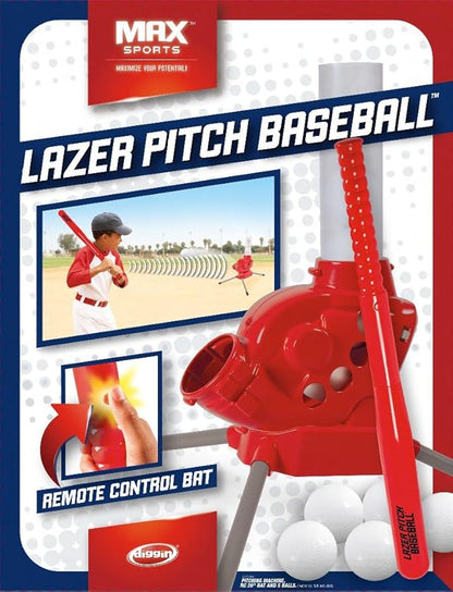 Diggin Lazer Pitch Radio Control Baseball Pitching Machine. (10007)