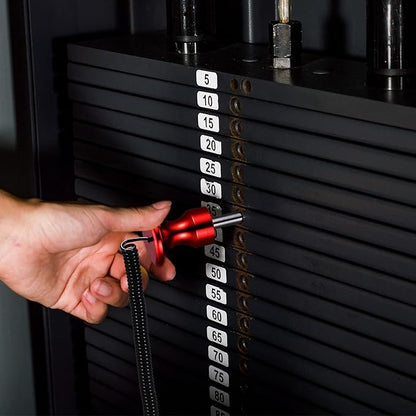 uxcell Weight Stack Pins with Pull Rope Magnetic Strength Training