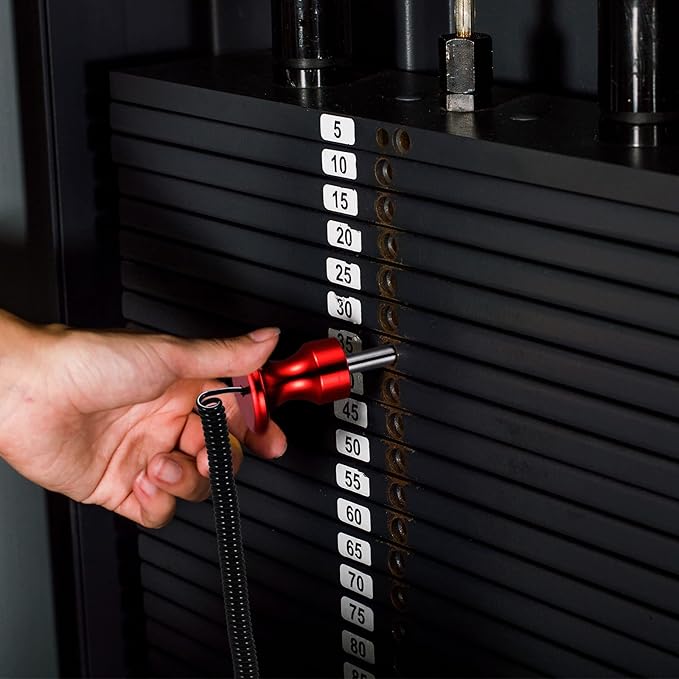 uxcell Weight Stack Pins with Pull Rope Magnetic Strength Training