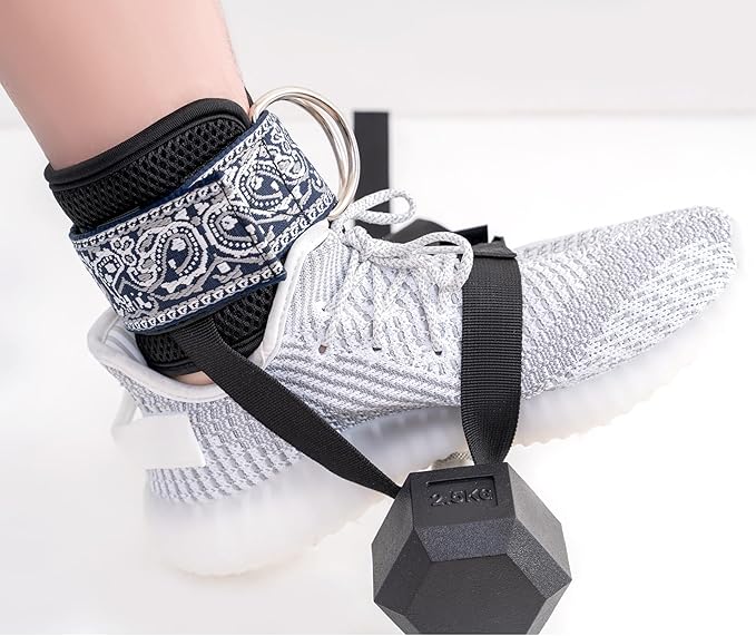 Dumbbell Foot Attachment,Ankle Strap for Dumbbells and Cable Machine Women,Feet Weight Lifting,Feet Dumbbell Attachment,Tibialis Trainer,Cable Kick Back Ankle Straps