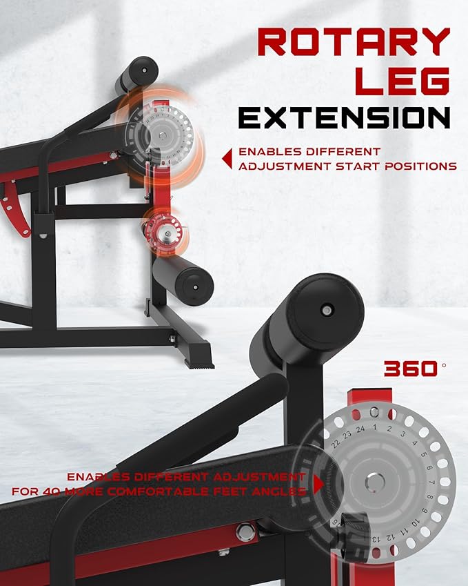 HVO Leg Extension and Curl Machine - Leg