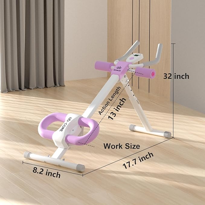 Abdominal Machine Ab Workout Equipment Adjustable for Home