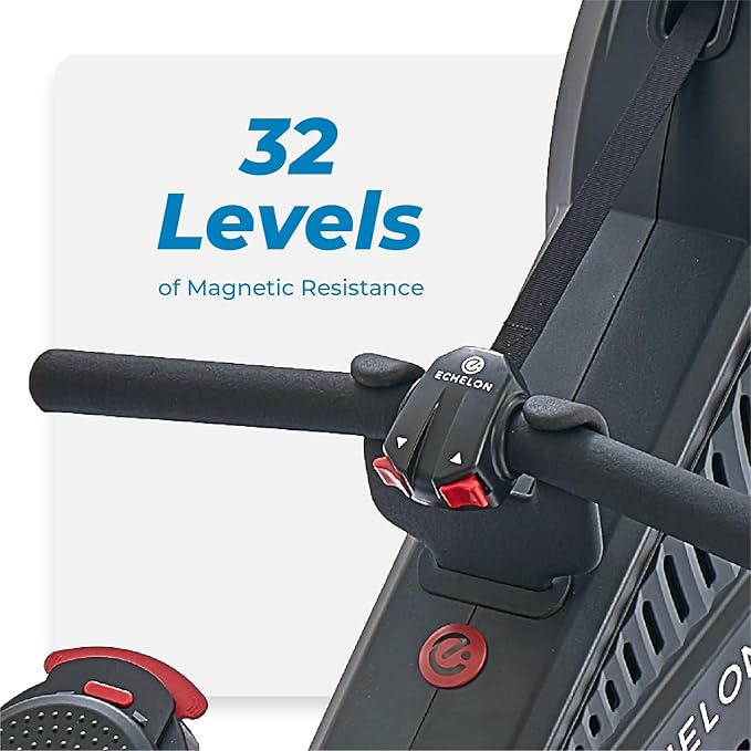 Echelon Row, 30-Day Free Echelon Membership, HIIT, Indoor Rowing Machine, Rower for Home Gym, Live and On-Demand Classes, 32 Resistance Levels, Total Body Workout, Low Impact