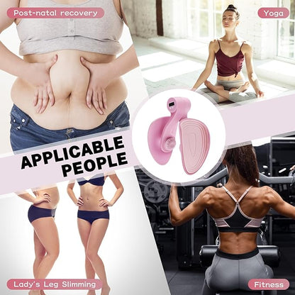 Thigh Master LED Digital Display Inner Thigh Exercise Equipment Pelvic Floor Muscle Trainer Ideal for Postpartum Mothers Sedentary Lifestyles Thigh Fat Reduction and Shaping Home Gym Workout