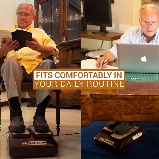 LegActivator - The Seated Leg Exerciser & Physiotherapy Machine for Seniors that Improves your Health and Blood Circulation while Sitting in the Comfort of your Home or Office