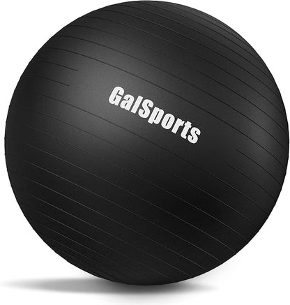 Yoga Ball Exercise Ball for Working Out, Anti-Burst and Slip Resistant Stability Ball, Swiss Ball for Physical Therapy, Exercise Ball Chair, Home Gym Fitness