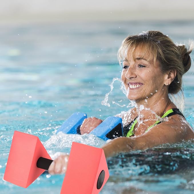 BESPORTBLE Triangle Water Aerobic Exercise Foam Dumbbells Water