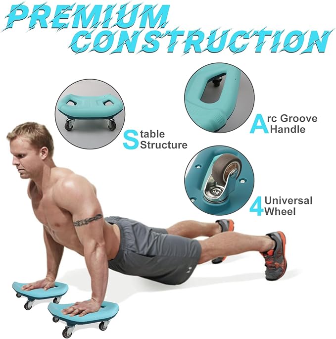 Ab Roller for Abs Workout, Ab Roller Wheel Exercise Equipment for Core Workout, Ab Wheel Roller for Home Gym, Ab Workout Equipment for Abdominal Exercise