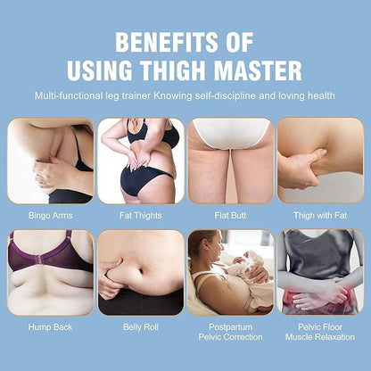 Thigh Master - Thigh Toner, Pelvic Floor Trainer, Kegel Trainer & Butt, Leg, Arm Toning Master Equipment for Home Gym Workout