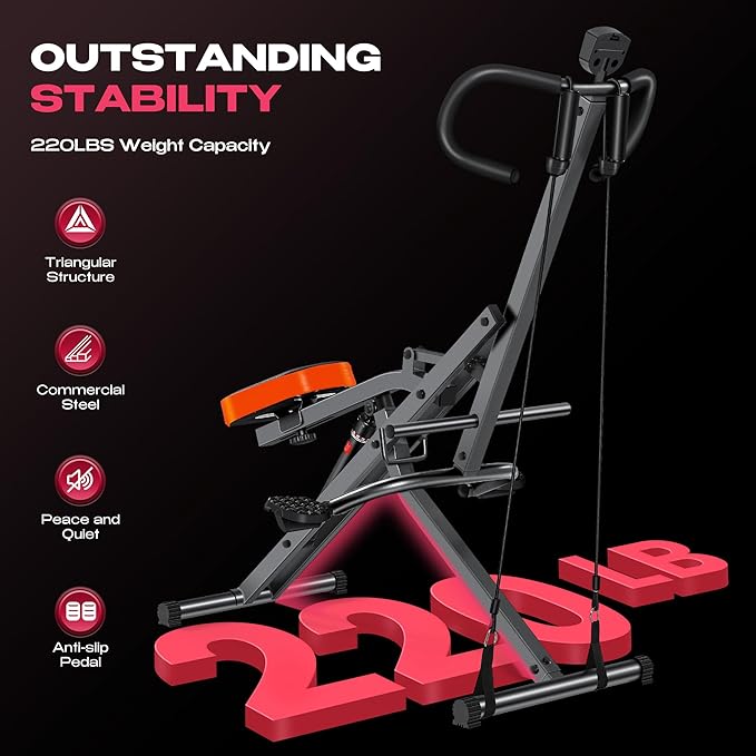 BODY RHYTHM Squat Machine for Home Gym 220 LBS